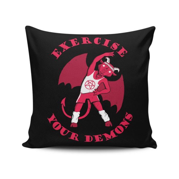 Exercise Your Demons - Throw Pillow Discount