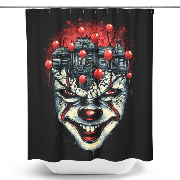 Red Balloons - Shower Curtain Online Sale