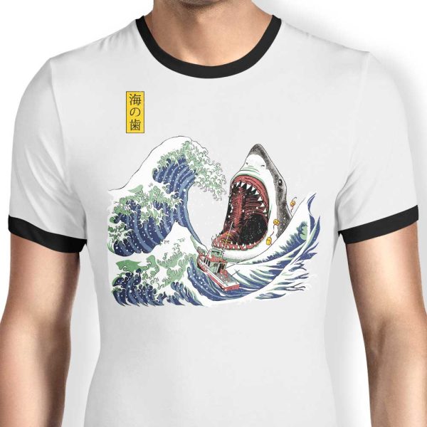 Great White Off Amity - Ringer T-Shirt Cheap