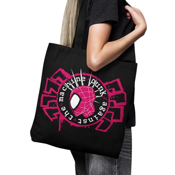 Punk Against the Machine - Tote Bag Hot on Sale