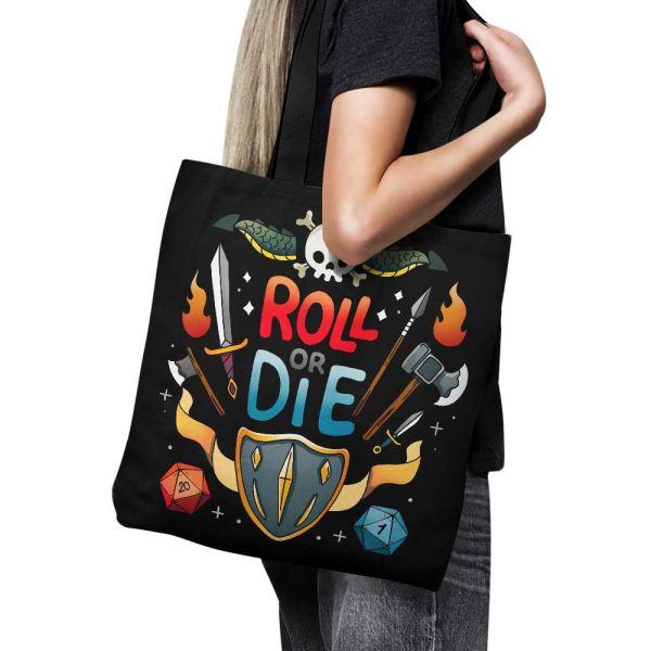 Roll or Die - Tote Bag Cheap