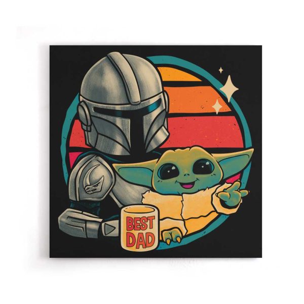 Beskar Dad - Canvas Print For Sale - Image 5