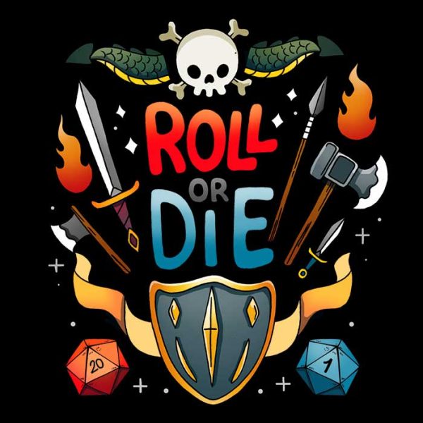 Roll or Die - Tote Bag Cheap - Image 2