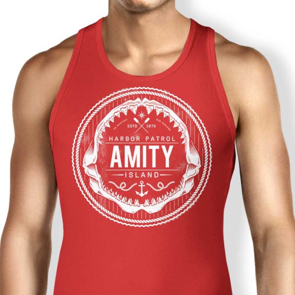 Amity Island Harbor Patrol - Tank Top For Sale - Image 3