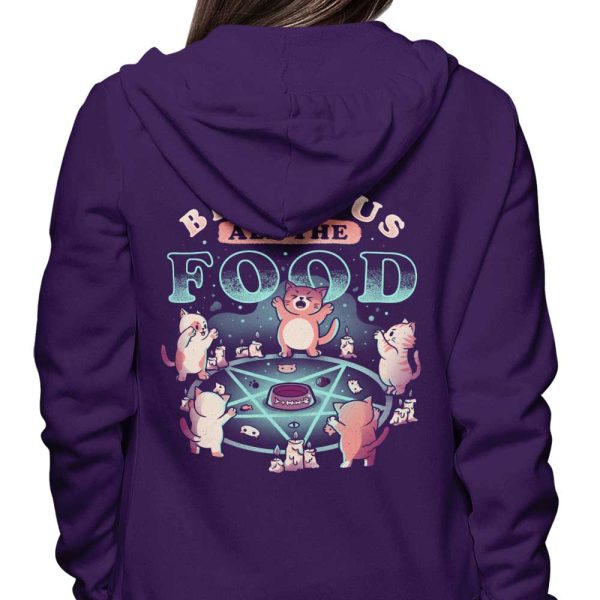 Bring All the Food - Hoodie For Sale - Image 4