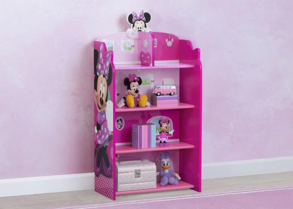Pink Minnie Mouse 39.5  Playhouse Bookcase (LW259) Online Sale