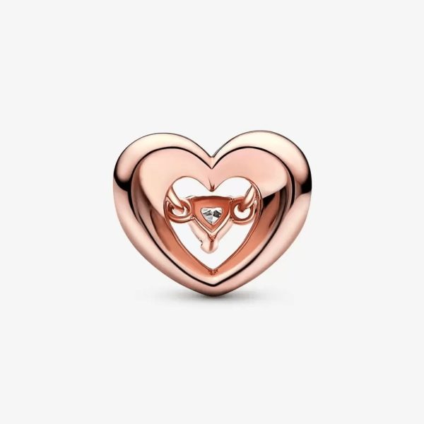 PANDORA : Radiant Heart & Floating Stone Charm Online Hot Sale - Image 3