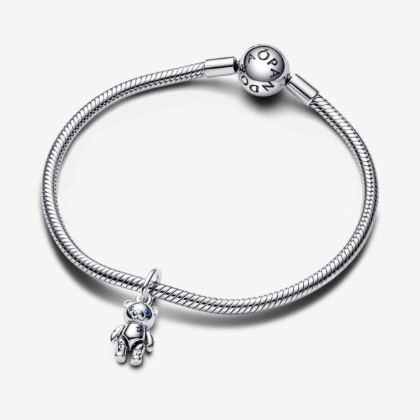 PANDORA : Movable Teddy Bear Dangle Charm Online now - Image 4
